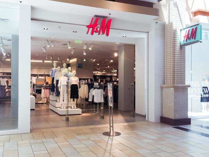 H&M was my first stop.