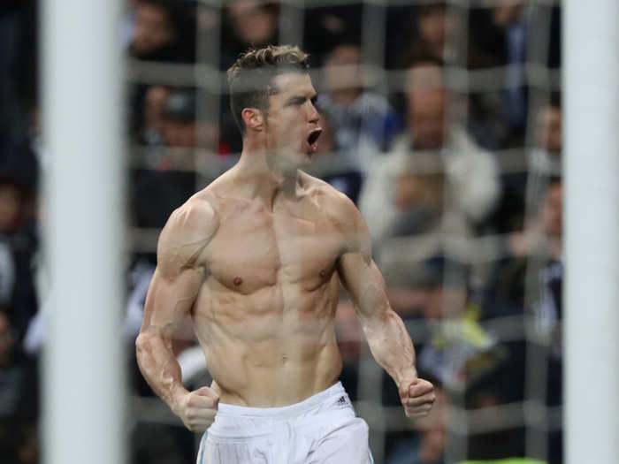 This is Cristiano Ronaldo, the powerful 33-year-old forward who plays for one of the best teams in the world — Real Madrid. This season alone he has scored 40 goals from 38 appearances in La Liga and Champions League competitions and is set to contest another Champions League final on May 26.