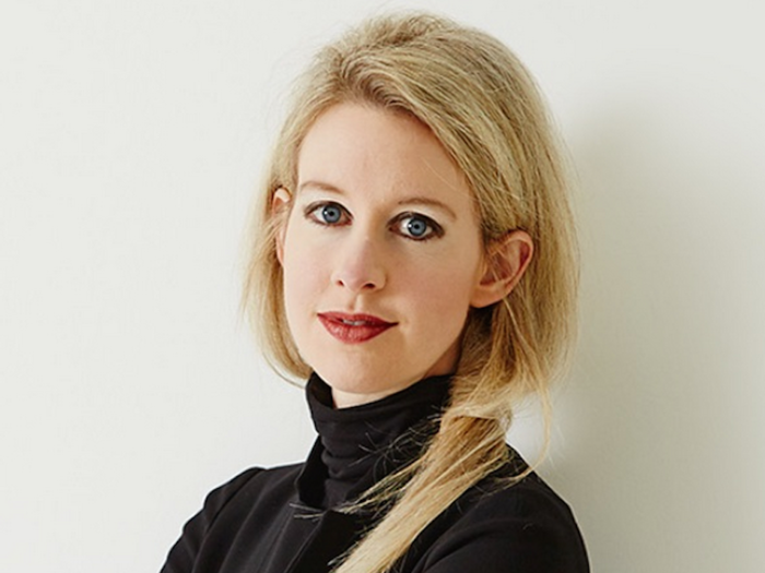 Elizabeth Holmes dropped out of Stanford University in 2003 at the age of 19 to start Theranos, which was then called Real-Time Cures. She was inspired both by her grandfather's medical career, and her summer 2003 internship at the Genome Institute of Singapore. Briefly after the internship she wrote up a patent application for an arm patch that had the ability to diagnose and treat medical conditions.