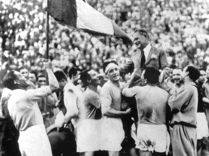 Italy were crowned champion four years later in 1934.