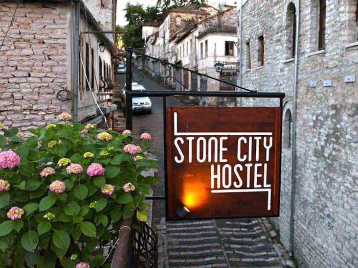 ALBANIA: Stone City Hostel, Gjirokaster.