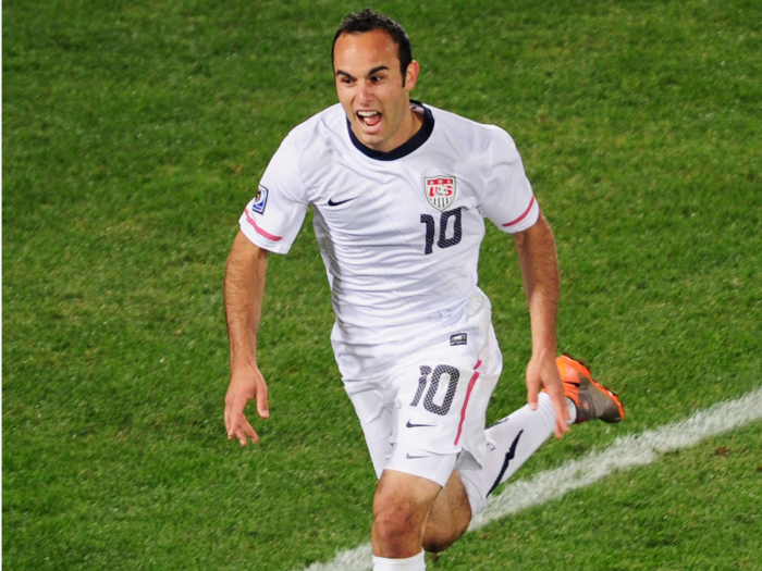 Landon Donovan was an attacking player for the L.A. Galaxy in Major League Soccer, as well as a veteran of two previous World Cups, in particular a key contributor at the 2002 World Cup in which the U.S. went to the quarterfinals, and a crucial piece of the 2010 U.S. squad's attack.
