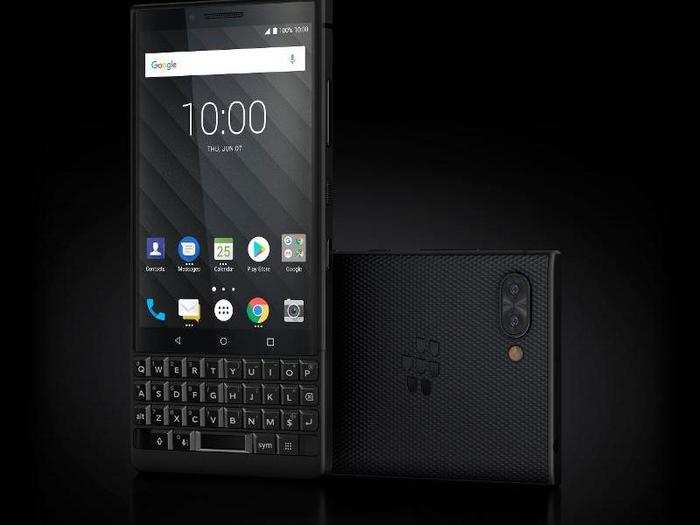 The BlackBerry Key2 comes in all-black ...