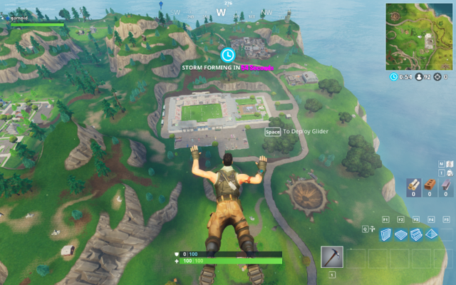 Fortnite Has Introduced A Soccer Arena To The Map Ahead Of The World - the arena is located just north of pleasant park and can be seen on the map