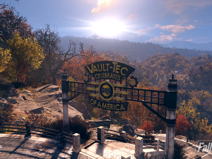 "Fallout 76" takes place in West Virginia shortly after the world was ravaged by nuclear war, placing it earlier in the timeline than previous "Fallout" games.