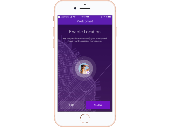 The easiest way to get started with Zelle is to download the mobile app. Zelle will ask to use your location, but you're allowed to skip that step.