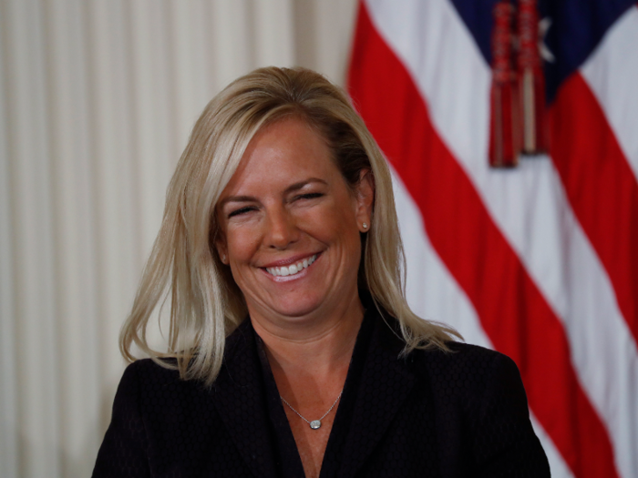 Kirstjen Nielsen was born on May 14, 1972 in Colorado. But she grew up in Florida, where she ran cross-country, played soccer, and was student body president.