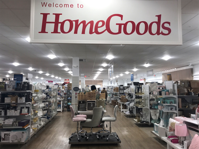 This HomeGoods store was part of a larger TJ Maxx store on the outskirts of Philadelphia. The store was almost brand-new — it opened in November.