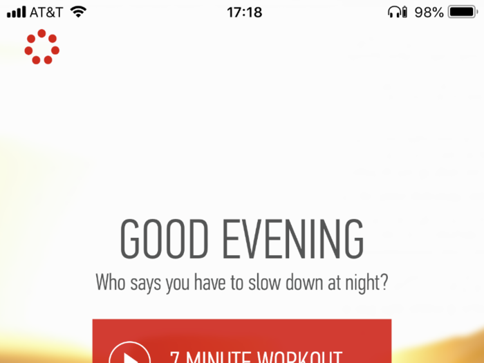 Best overall score: The Johnson & Johnson Official 7-Minute Workout