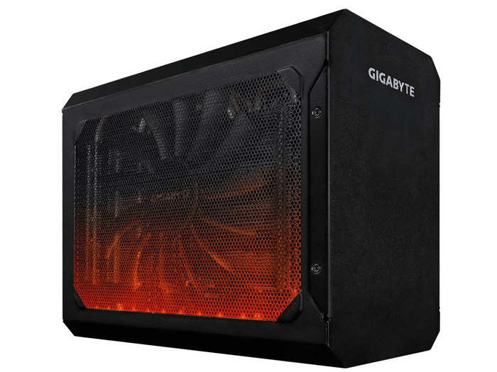 The Gaming Box RX 580 8G Graphic Card eGPU by Gigabyte has the same graphics card as Apple's Blackmagic eGPU, but costs $200 less.