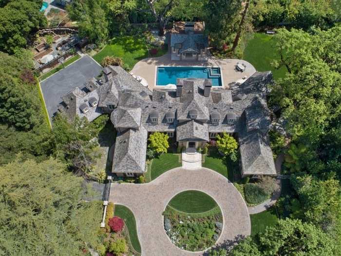 The gigantic estate at 5 Robert S Drive is no stranger to high-profile Silicon Valley figures.