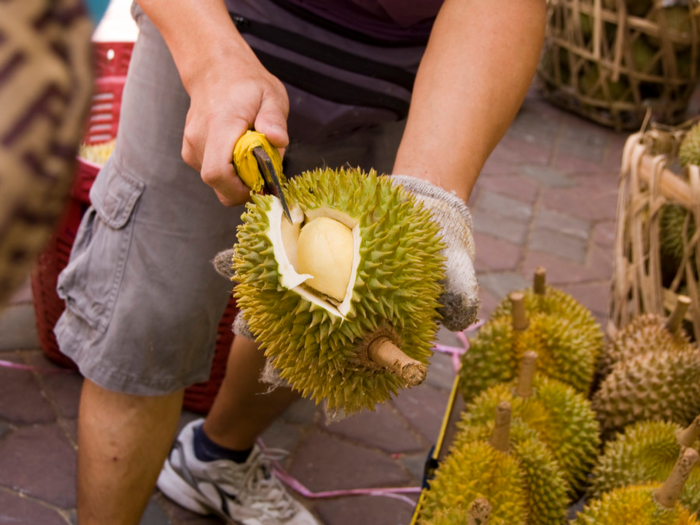 The quintessential Southeast Asian fruit is the durian. Malaysians call it the 'king of the fruits' and it's a source of national pride.