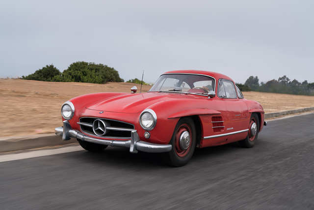 1956 Mercedes-Benz 300 SL Gullwing: (Estimate: $1,100,000-$1,300,000 without reserve)