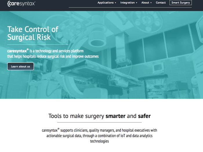 10. Caresyntax ($20 million) is providing clinicians with more data.