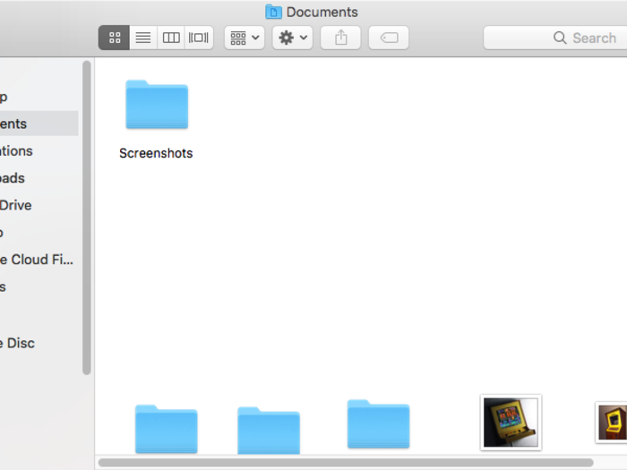 First, make a folder to save your screenshots in; it can be located anywhere on your Mac. I chose to call mine "Screenshots," and saved it in the Documents folder.