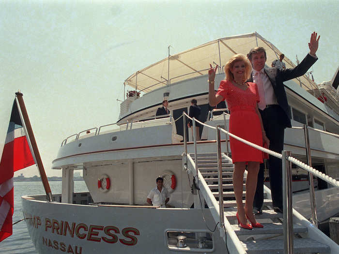 In 1991, Trump sold his 282-foot yacht named "The Trump Princess" to a Saudi billionaire for $20 million.