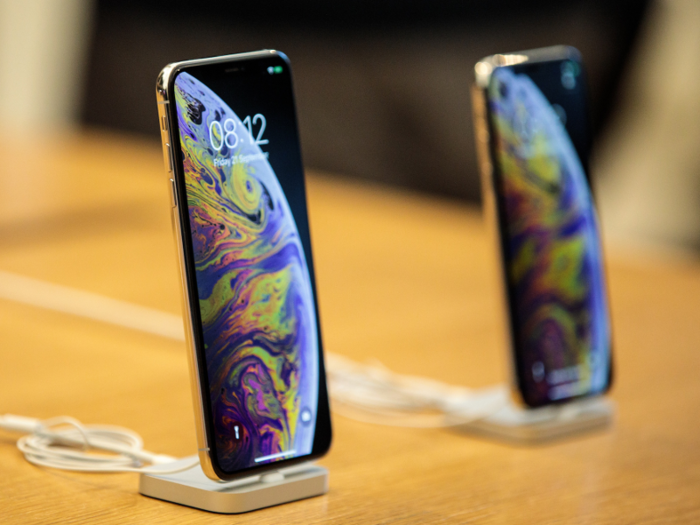 The iPhone XS Max has a slightly larger screen than the Pixel 3 XL.