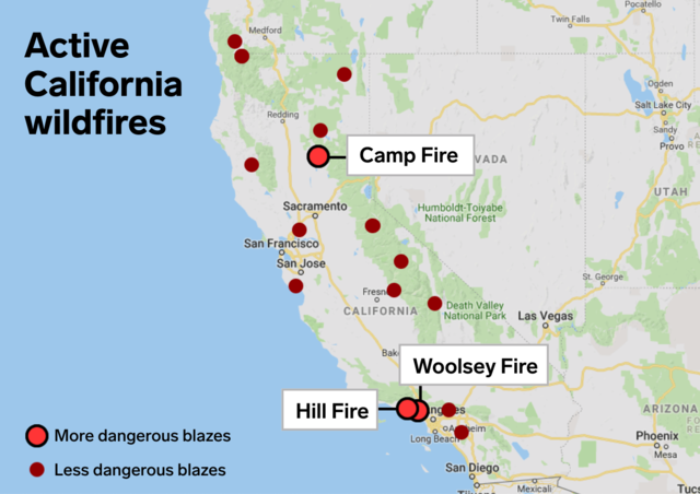 New Satellite Photos Of California S Wildfires Show The Furious