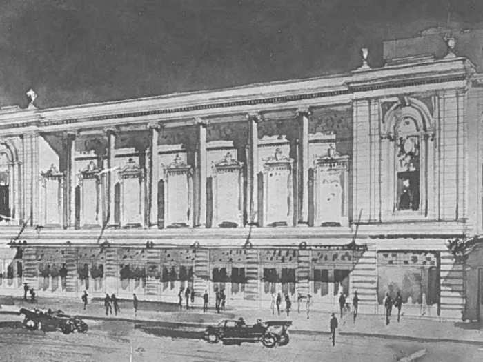 In 1920, the theater opened as a live Broadway playhouse.