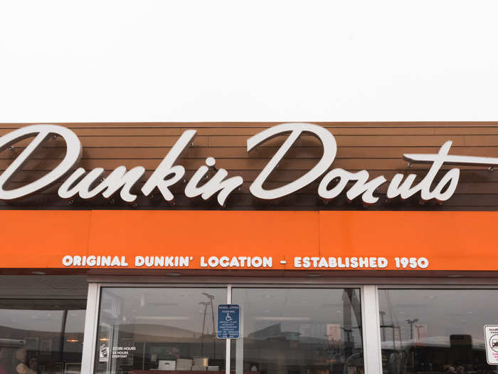 The original Dunkin' Donuts opened in 1950 in Quincy, Massachusetts.