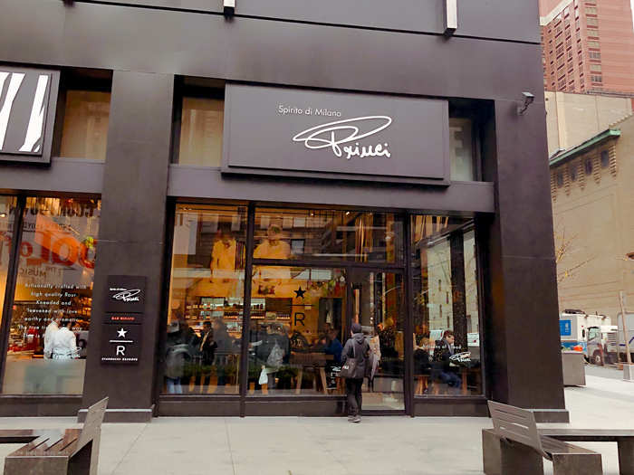 Princi opened in the Theater District, on the corner of 51st Street and Broadway, on Wednesday.