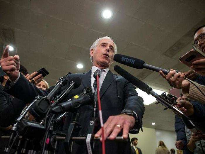 Republican Sen. Bob Corker emerged from Tuesday's briefing with Haspel and said there's "zero question" the crown prince ordered Khashoggi's killing.