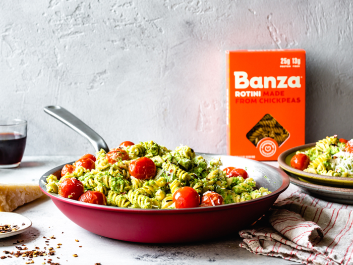 Made In x Banza cookware and pasta