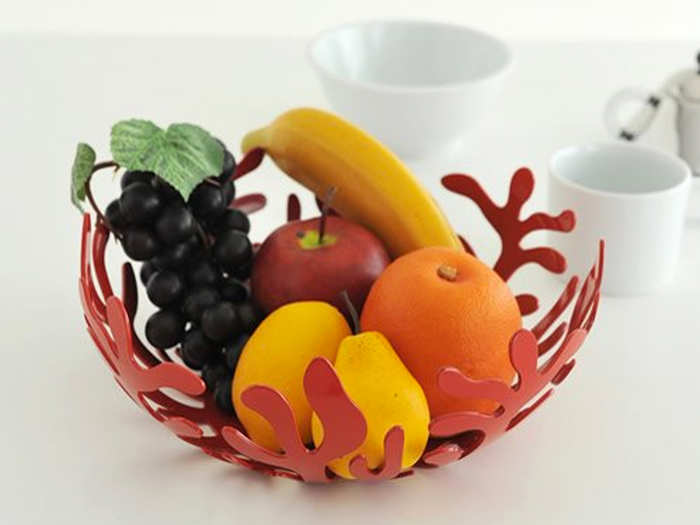 A fruit bowl that adds some design flair to their kitchen