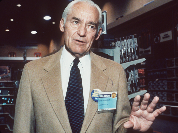 Sam Walton opened the first Walmart store in Arkansas in 1962.