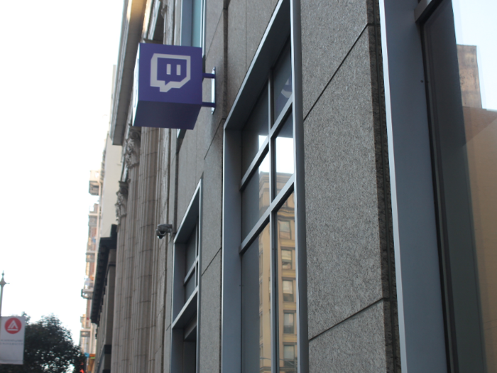 Twitch's new office is located on California Street in San Francisco's Financial District.