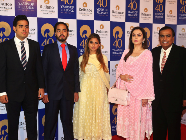 The Ambani family in India tops the Forbes list of Asias Richest Families with a net worth of at least 42 7 billion