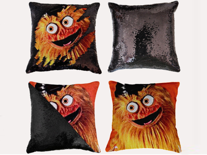 A sequin pillow to haunt your dreams