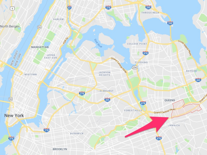 President Donald Trump spent his childhood until age 13 in Jamaica Estates, a wealthy community in Queens on the outskirts of New York City, at least a 45 minute drive from Midtown Manhattan.