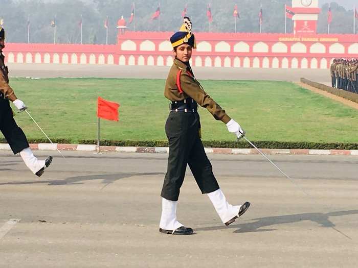 In a first, Lt. Bhavana Kasturi headed an all-male army contingent on India’s Army Day parade