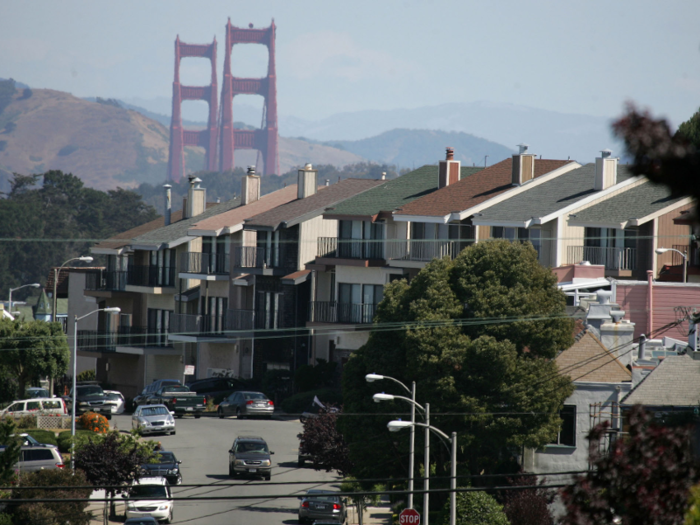 Due to a housing shortage, the high demand for living accommodations has sent real estate values skyrocketing in the Bay Area.