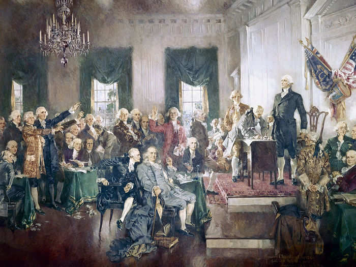 The State of the Union address is derived from Article II, Section 3 of the US Constitution, which states that presidents "shall from time to time give to the Congress information about the state of the union, and recommend to their consideration such measures as he shall judge necessary and expedient." This has been interpreted differently by various presidents over the course of history, given how vaguely worded it is.