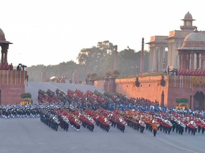 The ‘Beating the Retreat’ ceremony is celebrated every year on 29 January to mark the closure of Republic Day celebration.