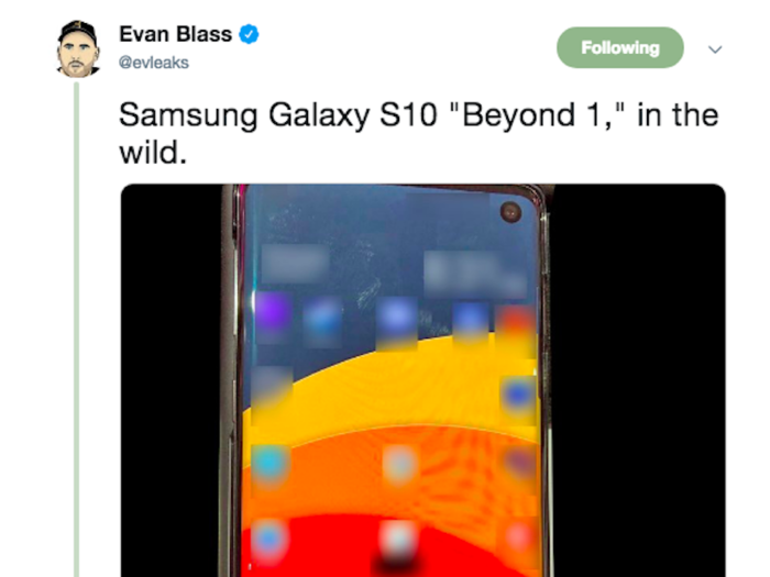 The biggest smartphone leak of January, by far, was Samsung's upcoming Galaxy S10. Prolific leaker Evan Blass was the first one to show off the new phone, just three days into the new year.