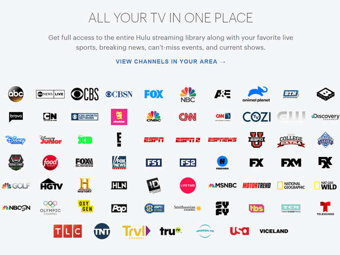 Hulu + Live TV had the majority of the channels my wife and I like to watch, but it didn't have quite enough for random movie or show discovery.