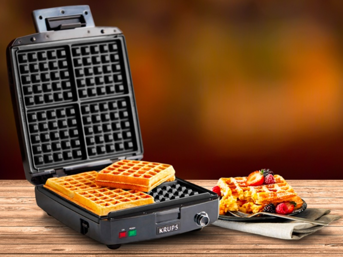 A waffle maker that lets you skip a trip to the diner