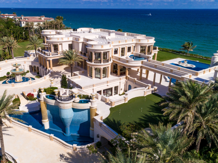 Playa Vista Isle is a mansion in Florida that was inspired by the Palace of Versailles.