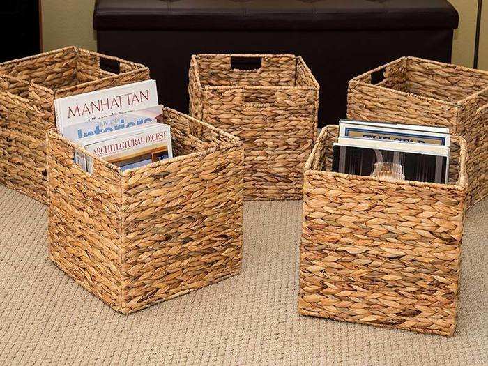 Baskets for specific categories of items