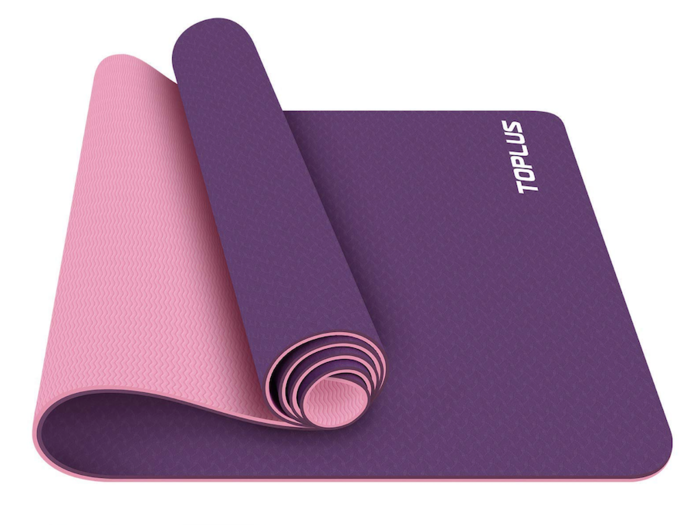 An eco-friendly yoga mat