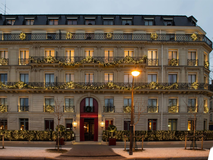 La Réserve Paris is located in a renovated mansion in the heart of France's capital city.