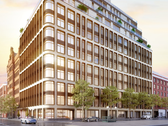 40 Bleecker is a highly anticipated luxury building under construction in downtown New York City. The 12-story residence is expected to be finished in the fall of 2019, although several condos have already been sold.