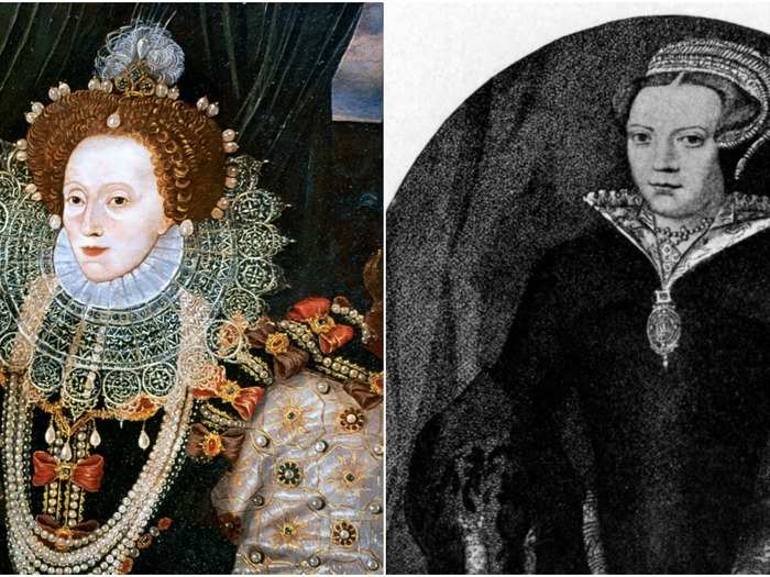 Queen Elizabeth I and Mary Dudley