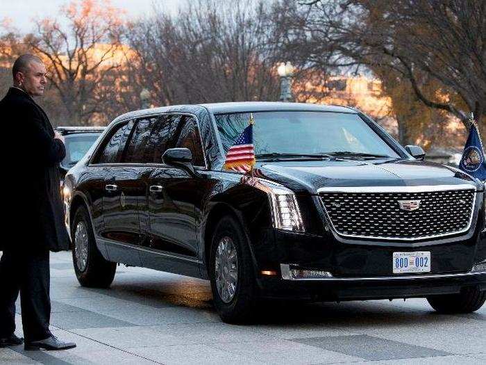 This is the latest version of The Beast. It was built by General Motors for US President Donald Trump in 2018.