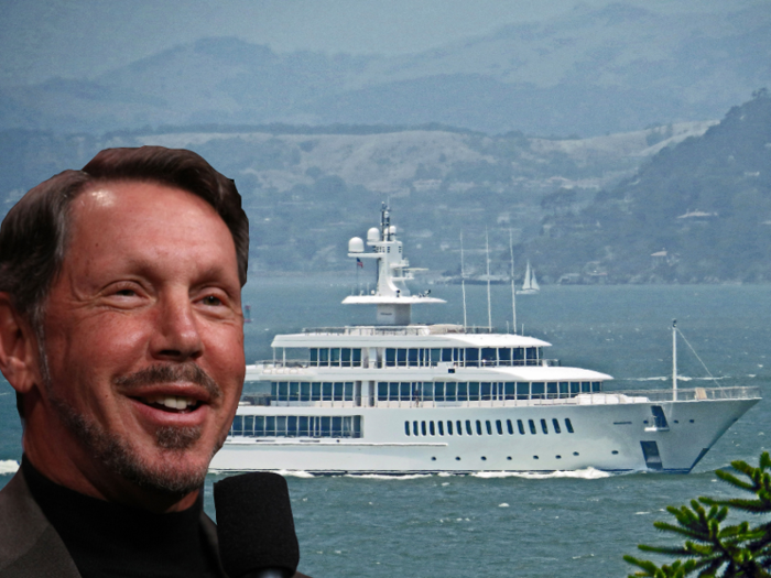 Oracle cofounder Larry Ellison owns a 288-foot yacht named Musashi that he acquired in 2013.