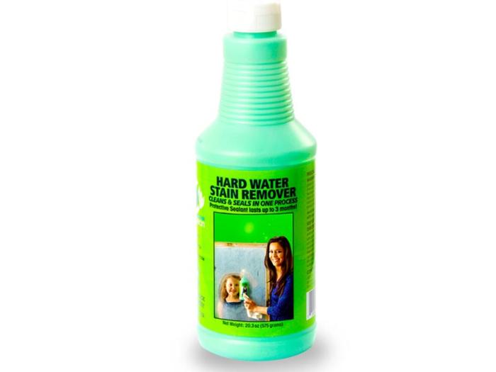 An eco-friendly hard water stain remover