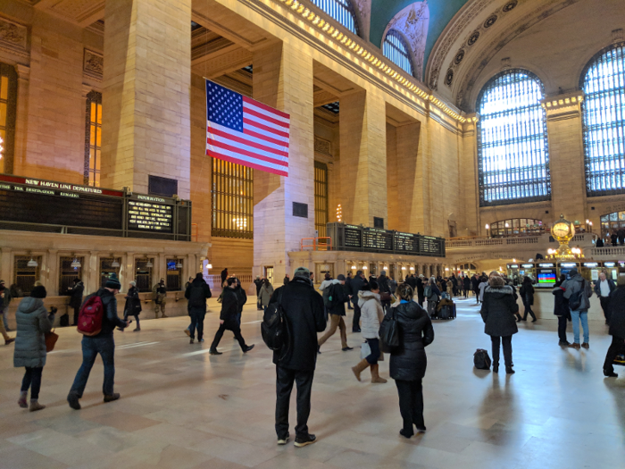 My day began at Grand Central Station in New York City.